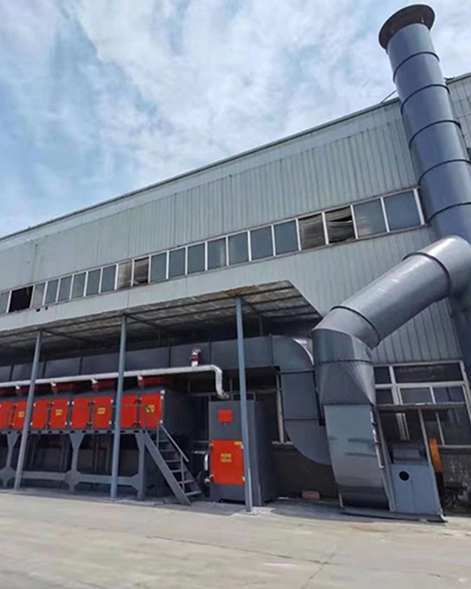 某航钢结构催化燃烧设备